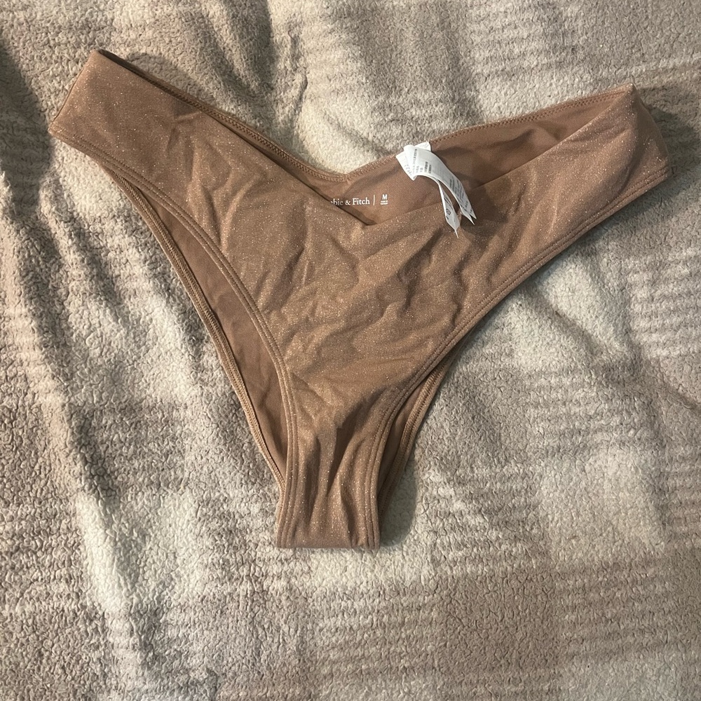 Abercrombie & Fitch Cream swim bottom